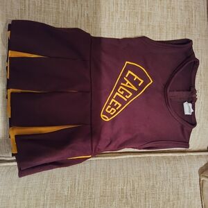 Kids Burgundy and Gold Tank Top